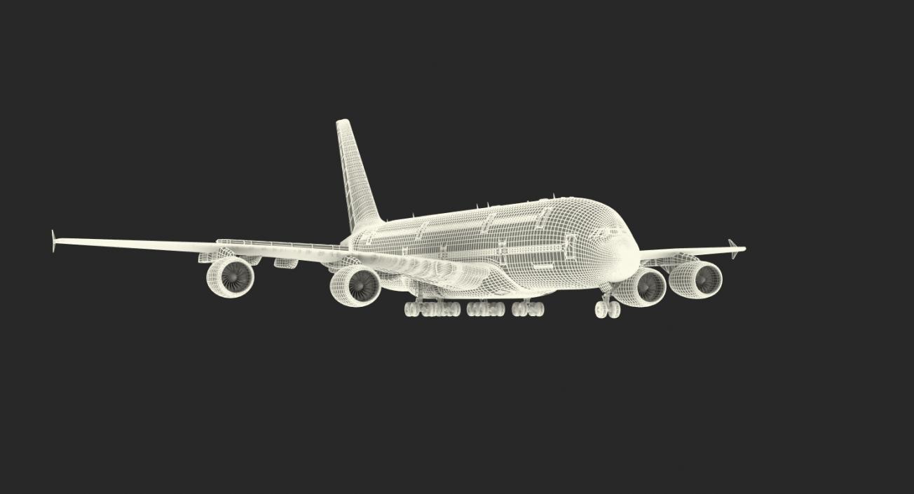 Airbus A380-1000 Air France 3D